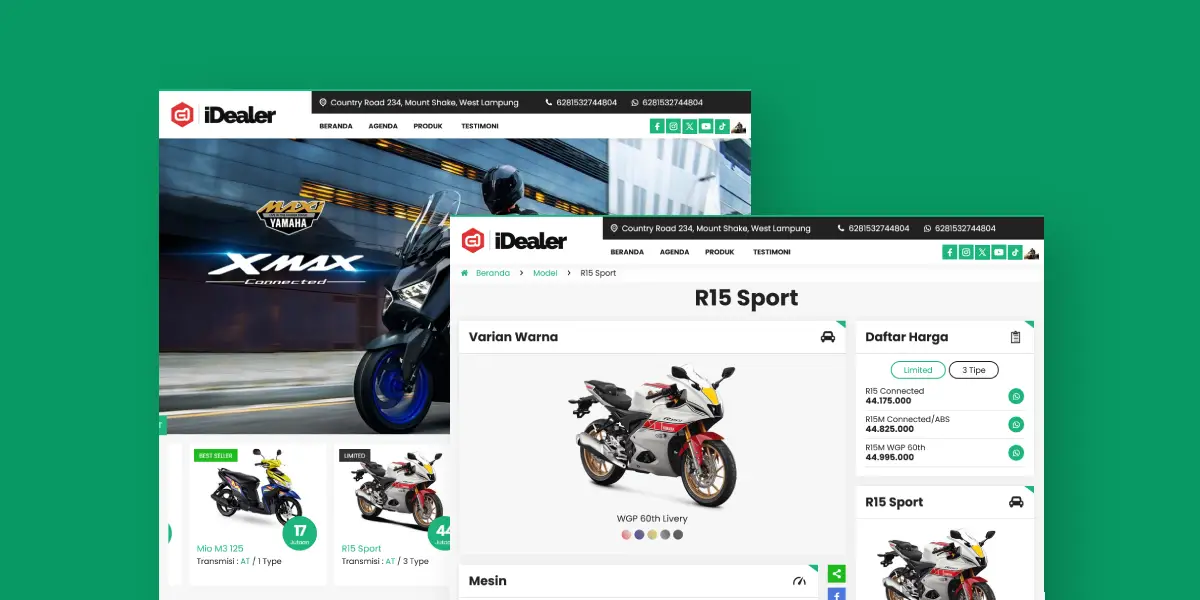 Website Dealer iDealer Showroom