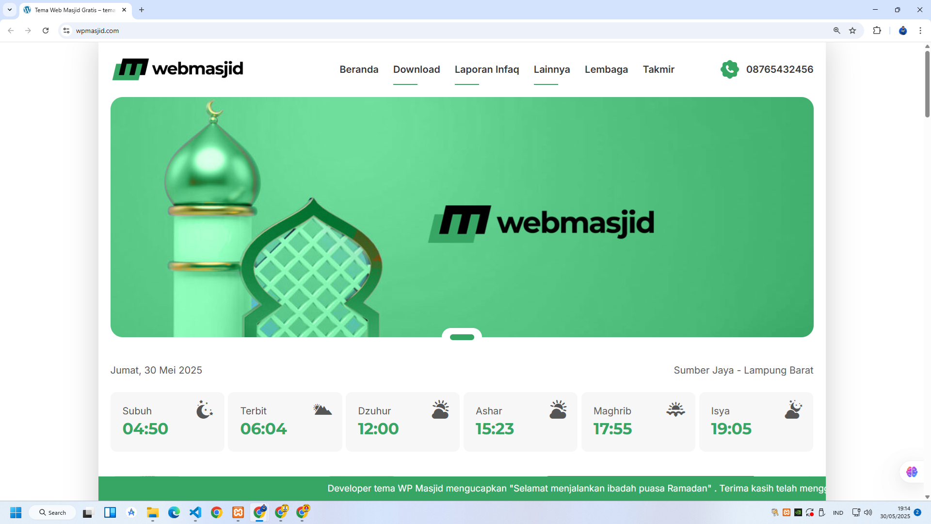 Website Masjid