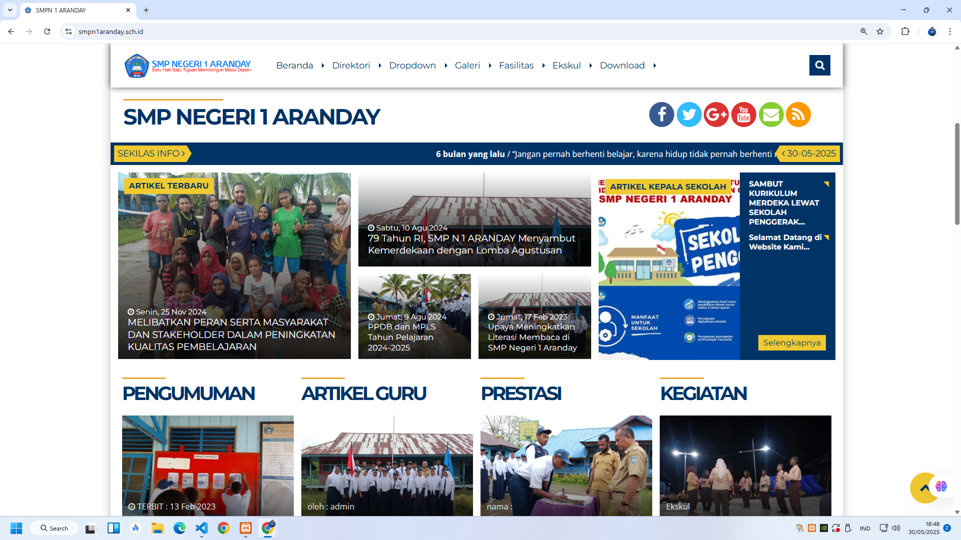 Website Profil Sekolah