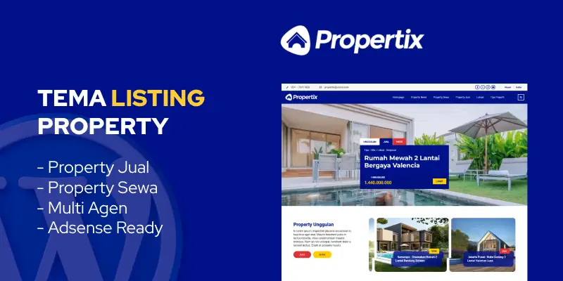 Website Properti Multi Agen Propertix