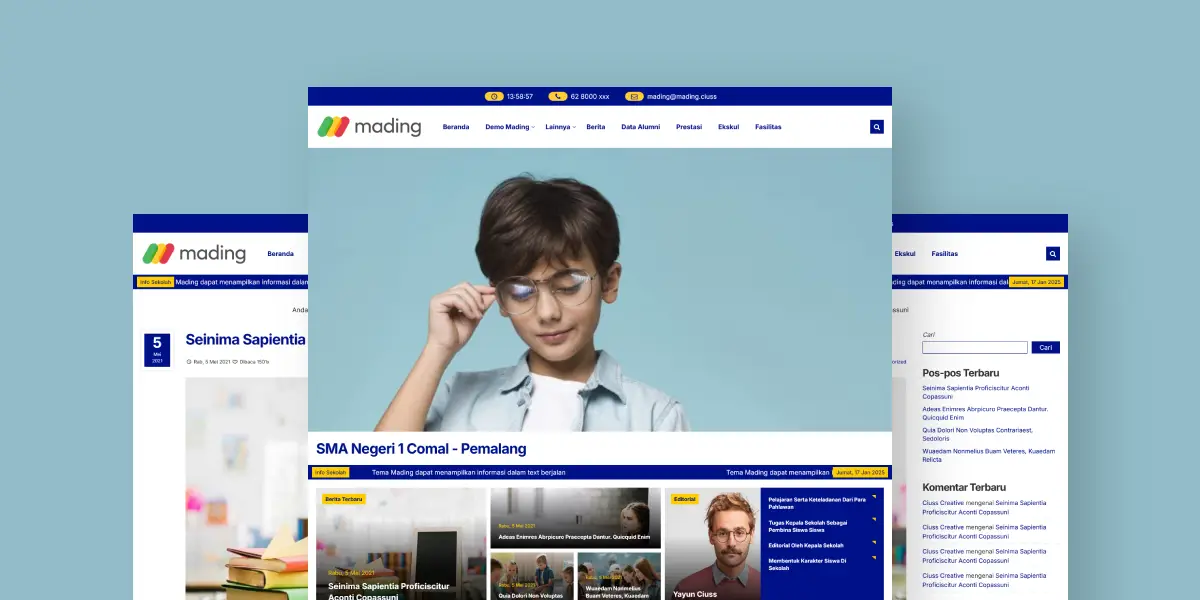 Website Sekolah Mading